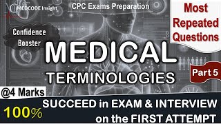 Most important Medical Terminology for CPC exam part 5 [upl. by Nagap151]