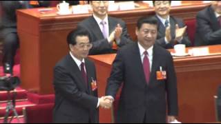 Raw Xi Jinping Named President of China [upl. by Yordan]