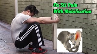 FIX Sacroiliac Joint Pain With Mobilisation Decompression Exercises SIJ PAIN [upl. by Liahus]