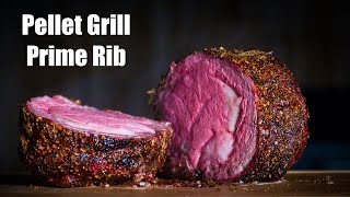 EPIC Smoked Prime Rib Pellet Grill Recipe [upl. by Notneb]