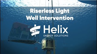 Helix Well Ops Riserless Light Well Intervention RLWI Animation [upl. by Euginomod]