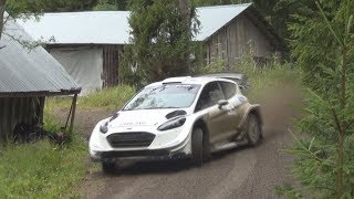 Sebastien Ogier Rally Finland Test 19 7 2017 [upl. by Colburn915]