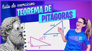 TEOREMA DE PITÁGORAS  Exercícios para aprender e praticar [upl. by Ballard39]