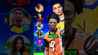 IShowSpeed Ranks Friends 😍 Ronaldo vs Messi vs MrBeast vs Hasbulla vs Celine Dept 🔥 [upl. by Shira]