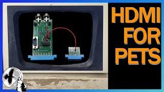 The Amazing Pet Companion  HDMI and Composite on a Commodore PET [upl. by Odracer420]