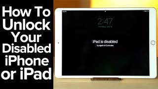 How to unlock a Disabled iPhone or iPad [upl. by Tongue]