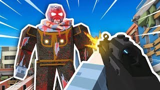 MEGA ZOMBIE BOSS DESTROYS CITY The Walking Zombie Dead City Funny Gameplay [upl. by Aela]