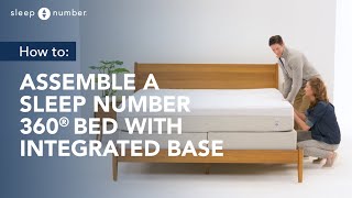 How To Assemble A Sleep Number 360® Smart Bed With Integrated Base [upl. by Oikim]