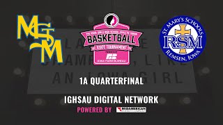 2024 IGHSAU State Basketball 1A Quarterfinal MartensdaleSt Marys vs Remsen St Mary’s [upl. by Eenram826]