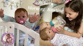 Reborn Morning Routine with a Toddler and Newborn Twins [upl. by Yenruoj999]