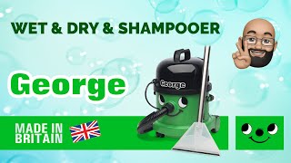 Numatic George  3 In 1 Vacuum Cleaner amp Shampooer  Vacuum Warehouse [upl. by Ariaes]