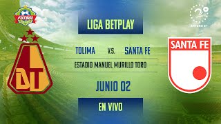 EN VIVO  FÚTBOL VISITANTE  TOLIMA VS SANTA FE  JORNADA 6 CUADRANGULAR B  LIGA BETPLAY I 2024 [upl. by Niveb]