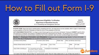 How to Fill out Form I9 Easy StepbyStep Instructions [upl. by Kelila]