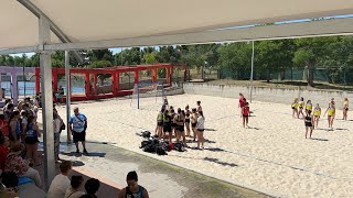 Balonmano playa Getasur vs Parla [upl. by Jensen]