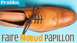 Astuce  Comment faire un noeud papillon  Chaussures [upl. by Arebma]