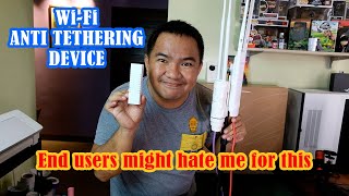 WiFi Anti Tethering device  It works great  JK Chavez [upl. by Aynom305]