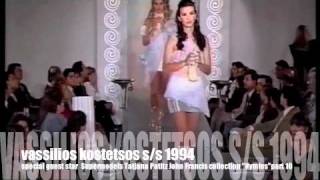 vassilios kostetsos ss 1994 collection guest star supermodel tatjana patitzjohn francis part 10 [upl. by Annoid]