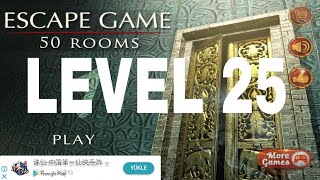 Escape Game 50 rooms 1 Level 25 Walkthrough [upl. by Ellicul3]