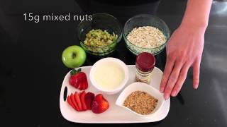 Bircher Muesli  LiveFit Nutrition Recipe Series [upl. by Machos615]