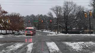 12918  Raleigh FD  Rescue 1 Responding [upl. by Rehttam437]