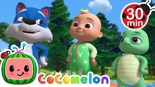 BEST Animal Dance  Cocomelon  Animal Time  Kids Cartoons amp Nursery Rhymes  Moonbug Kids [upl. by Nonrev]