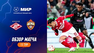 Highlights Spartak vs CSKA  RPL 202324 [upl. by Rubia278]