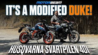 Husqvarna Svartpilen 401 vs KTM Duke 390  Same Same But Different  MotorBeam [upl. by Courtland507]