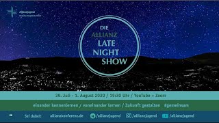 Die Allianz LateNightShow  Akon20  Tag 2 culture [upl. by Dowzall]