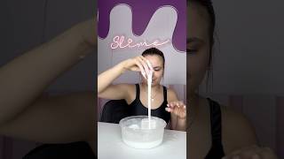 WATER SLIME COM COLA BRANCA 😳 slime [upl. by Shannah]