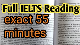 IELTS READING in 55 minutes Reading Tips  FULL READING TEST practice SILBO ielts reading answers [upl. by Kanal]