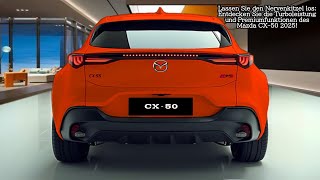 Entdecken Sie die Turboleistung und Premiumfunktionen des Mazda CX50 2025 [upl. by Ellga]