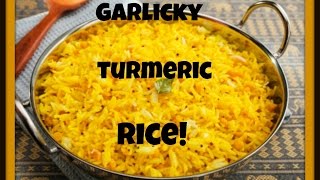 My Familys Secret Garlic Turmeric Middle Eastern Rice Recipe الأرز مع الثوم والكركم [upl. by Dorwin]