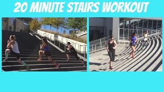 20 Minute Stairs Workout [upl. by Ahsiea]