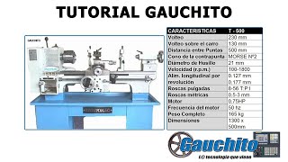 T 500 torno de banco Gauchito PUBLICA GRATIS EN WWWASOCIAMECOM [upl. by Ahsrats]