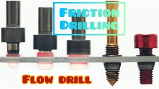 Flow drilling  Friction Drilling  new drilling technology  form drilling  drill and tapping pipe [upl. by Au]