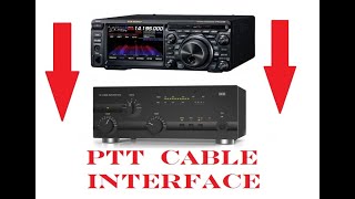 YAESU FTDX 10 CAVO INTERFACCIA PER COMANDARE IL PTT DEL VOSTRO AMPLIFICATORE LINEARE [upl. by Llenrrad]