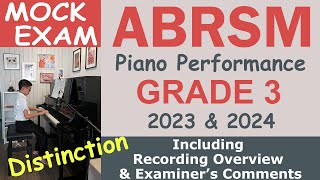 ABRSM 2023amp2024 Piano Performance Grade 3 Mock Exam recording tips amp examiners comments included [upl. by Amory683]