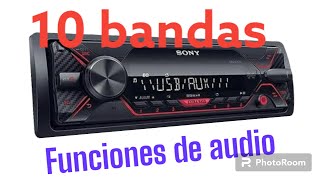 funciones de audio sony dsx A110U [upl. by Mose956]