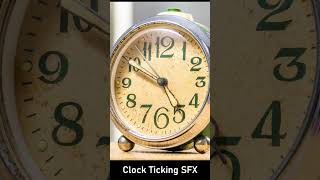 ASMR Clock Sound  Clock Ticking SFX  Watch Sound [upl. by Baron]