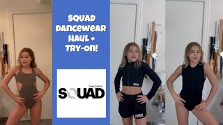 SQUAD Dancewear Haul  TryOn [upl. by Anawqahs]