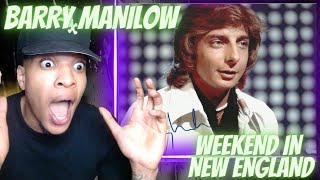 FIRST TIME HEARING  BARRY MANILOW  WEEKEND IN NEW ENGLAND LIVE 1982 SHOWTIME SPECIAL  REACTION [upl. by Ahsenaj]