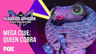 Mega Clue Queen Cobra  Season 7 Ep 8  THE MASKED SINGER [upl. by Clemmie26]