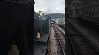 At Paignton Railway On 31st October 2024 With GWR 5239 Goliath Arriving Into Kingswear Station 👍🙂🚂 [upl. by Beauvais]