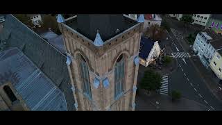 HERZ JESU KIRCHE EUSKIRCHEN  LUFTPIXEL  4K CINEMATIC [upl. by Pepe]