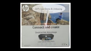 hp deskjet ink advantage printer 5075 review amp unboxing [upl. by Ainosal]