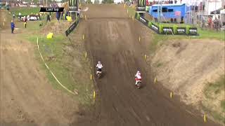 Herlings vs Prado  MXGP Race 1  MXGP of Germany 2021 Motocross [upl. by Ecaroh344]