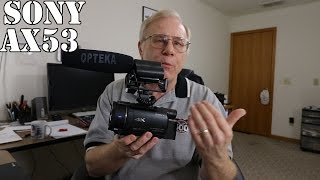 Sony AX53 For YouTube Videos [upl. by Vivia]