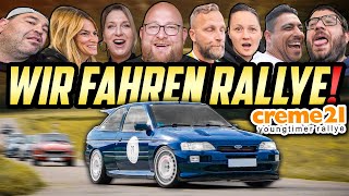 DUMME Sprüche amp heiße Kisten  creme21 Youngtimer Rallye  Halle77 amp Freunde auf TOUR [upl. by Enelyar]