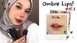 ⁂✶° BEST KOMBINASI OMBRE LIPS 2020 °✶⁂  jeanasution [upl. by Nehte]