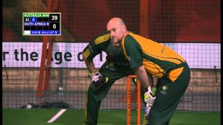 Indoor Cricket Masters World Series 2013 O40 Final Australia vs South Africa Part 1 [upl. by Uaeb]